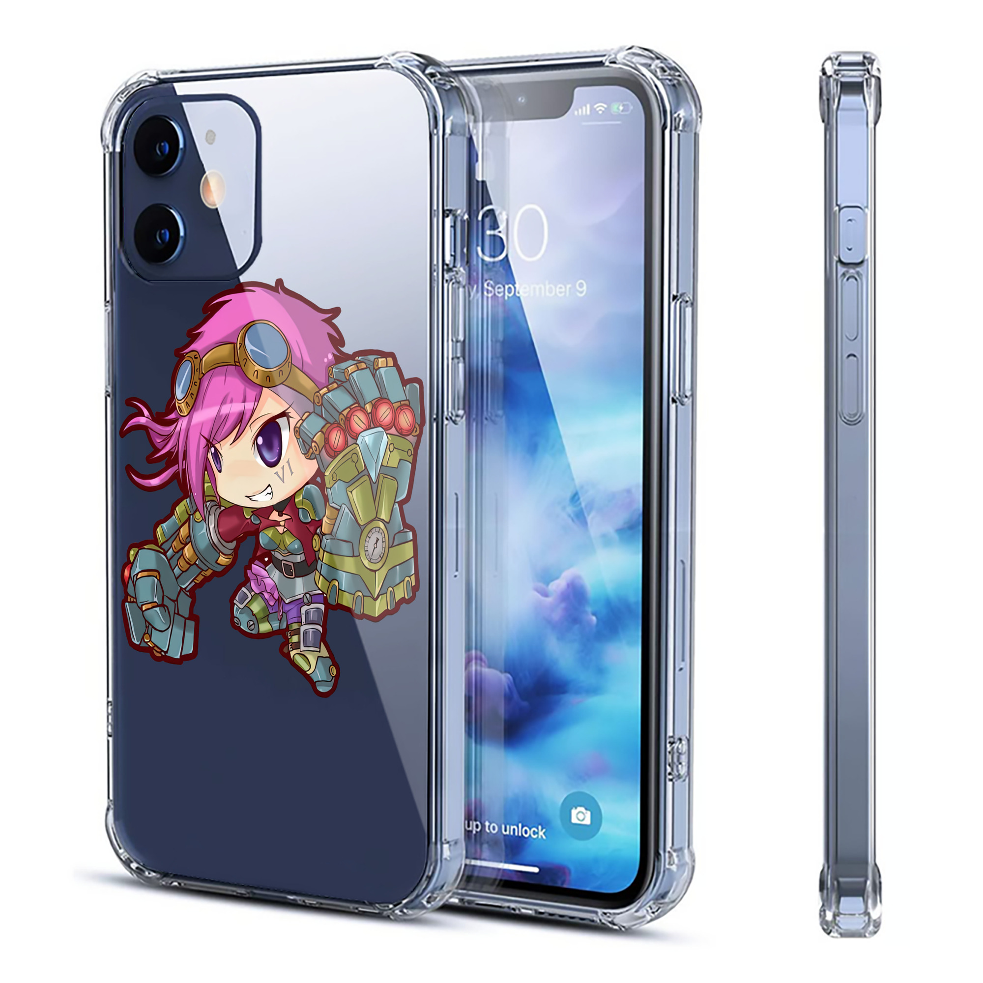 （画像用） リーグ・オブ・レジェンド League of Legends LOL 【iPhone 12シリーズ対応】透明スマホケース（クリアソフトケース）